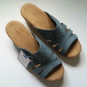 Croft & Barrow Suede Slides Size 9